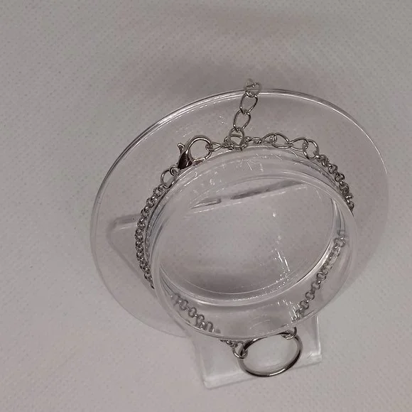 Stainless Steel Bracelet with Open Ring Pendant Jewelry #5 - Picture 8 of 8